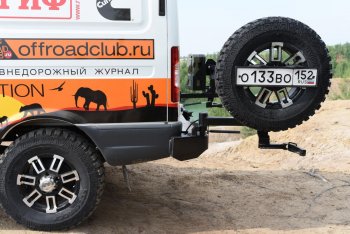 112 999 р. Бампер силовой задний (стандарт) РИФ  ГАЗ Соболь ( 2217 автобус,  2752,  2217 Бизнес автобус,  2752,Бизнес) (1998-2025) дорестайлинг , дорестайлинг цельнометаллический фургон, 1-ый рестайлинг, 1-ый рестайлинг цельнометаллический фургон, 2-ой рестайлинг автобус, 2-ой рестайлинг цельнометаллический фургон (с квадратом под фаркоп, 2-мя калитками, фонарями, подсветкой номера)  с доставкой в г. Кемерово. Увеличить фотографию 5