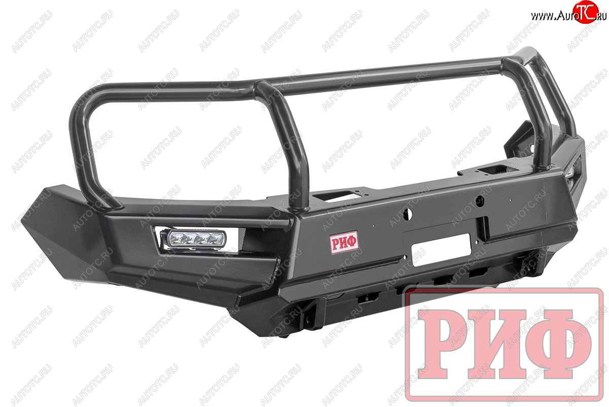 66 999 р. Бампер передний силовой РИФ  Mitsubishi Pajero Sport  QE (2015-2021) дорестайлинг (С дополнительными фарами, защитной дугой и защитой бачка омывателя)  с доставкой в г. Кемерово