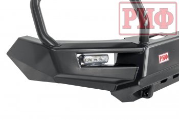 66 999 р. Бампер передний силовой РИФ  Mitsubishi Pajero Sport  QE (2015-2021) дорестайлинг (С дополнительными фарами, защитной дугой и защитой бачка омывателя)  с доставкой в г. Кемерово. Увеличить фотографию 3