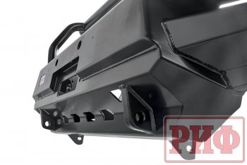 66 999 р. Бампер передний силовой РИФ  Mitsubishi Pajero Sport  QE (2015-2021) дорестайлинг (С дополнительными фарами, защитной дугой и защитой бачка омывателя)  с доставкой в г. Кемерово. Увеличить фотографию 7