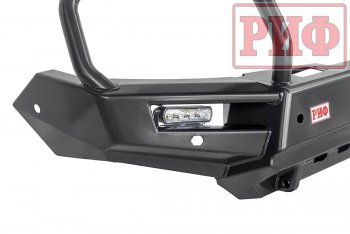 61 079 р. Бампер передний силовой РИФ Mitsubishi Pajero Sport QE дорестайлинг (2015-2021) (С дополнительными фарами, защитной дугой, защитой бачка омывателя, под парктроник)  с доставкой в г. Кемерово. Увеличить фотографию 3