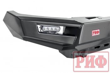 59 179 р. Бампер передний силовой РИФ Mitsubishi Pajero Sport QE дорестайлинг (2015-2021) (С дополнительными фарами и защитой бачка омывателя)  с доставкой в г. Кемерово. Увеличить фотографию 3