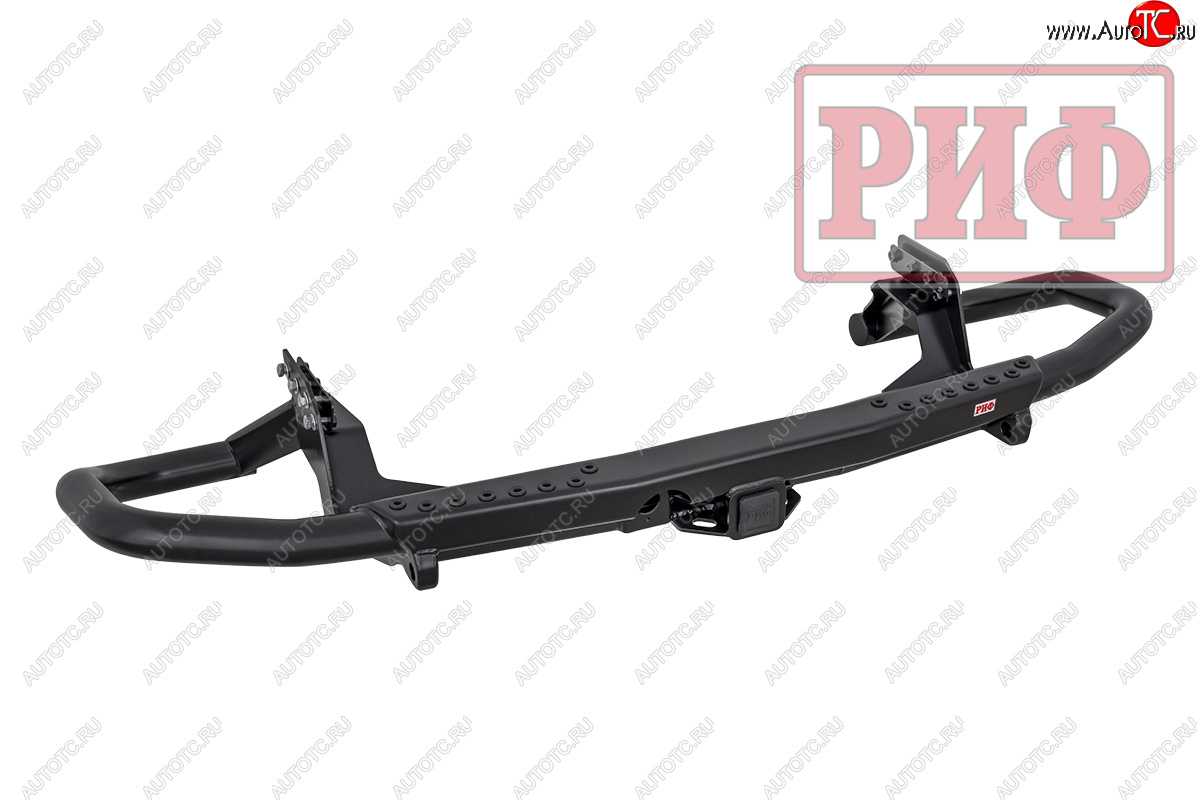 48 999 р. Бампер задний силовой РИФ  Mitsubishi Pajero Sport  QF (2019-2022) рестайлинг (С квадратом под фаркоп)  с доставкой в г. Кемерово