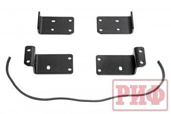 32 359 р. Площадка под лебёдку c защитой радиатора РИФ Mitsubishi L200 5 KK,KL дорестайлинг (2015-2019) (в штатный бампер)  с доставкой в г. Кемерово. Увеличить фотографию 5