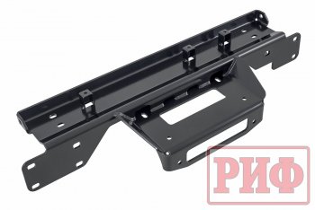 23 999 р. Площадка под лебёдку в штатный бампер (Black Onyx) РИФ  Toyota Hilux  AN120 (2020-2025) 2-ой рестайлинг  с доставкой в г. Кемерово. Увеличить фотографию 4