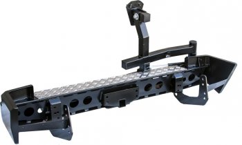 67 999 р. Бампер задний силовой РИФ  ТАГАЗ Tager ( 3d,  5d) (2008-2012) (С квадратом под фаркоп и калиткой)  с доставкой в г. Кемерово. Увеличить фотографию 2