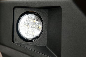 57 899 р. Бампер силовой передний РИФ Jeep Wrangler JK 3 дв. дорестайлинг (2006-2010) (с доп. фарами, без защитной дуги)  с доставкой в г. Кемерово. Увеличить фотографию 3
