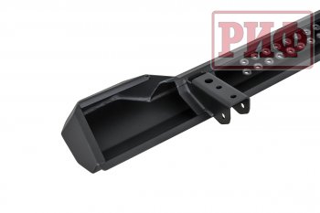 55 109 р. Защита порогов с подножкой РИФ Jeep Wrangler JK 3 дв. дорестайлинг (2006-2010)  с доставкой в г. Кемерово. Увеличить фотографию 5