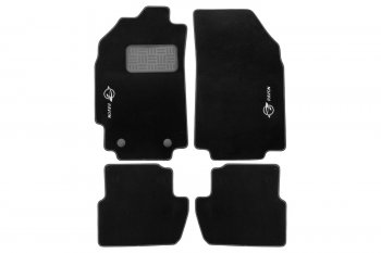 469 р. Коврики в салон RAVON R2, 2016-2020, 4 шт. (текстиль)  Равон Р2 Klever rvn.r2.0001tf  с доставкой в г. Кемерово. Увеличить фотографию 1