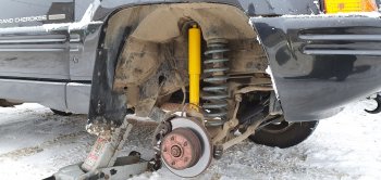 6 569 р. Амортизатор передний (усиленный, лифт +30, LH=RH, масляный) РИФ Арктика Jeep Grand Cherokee ZJ (1993-1998)  с доставкой в г. Кемерово. Увеличить фотографию 3