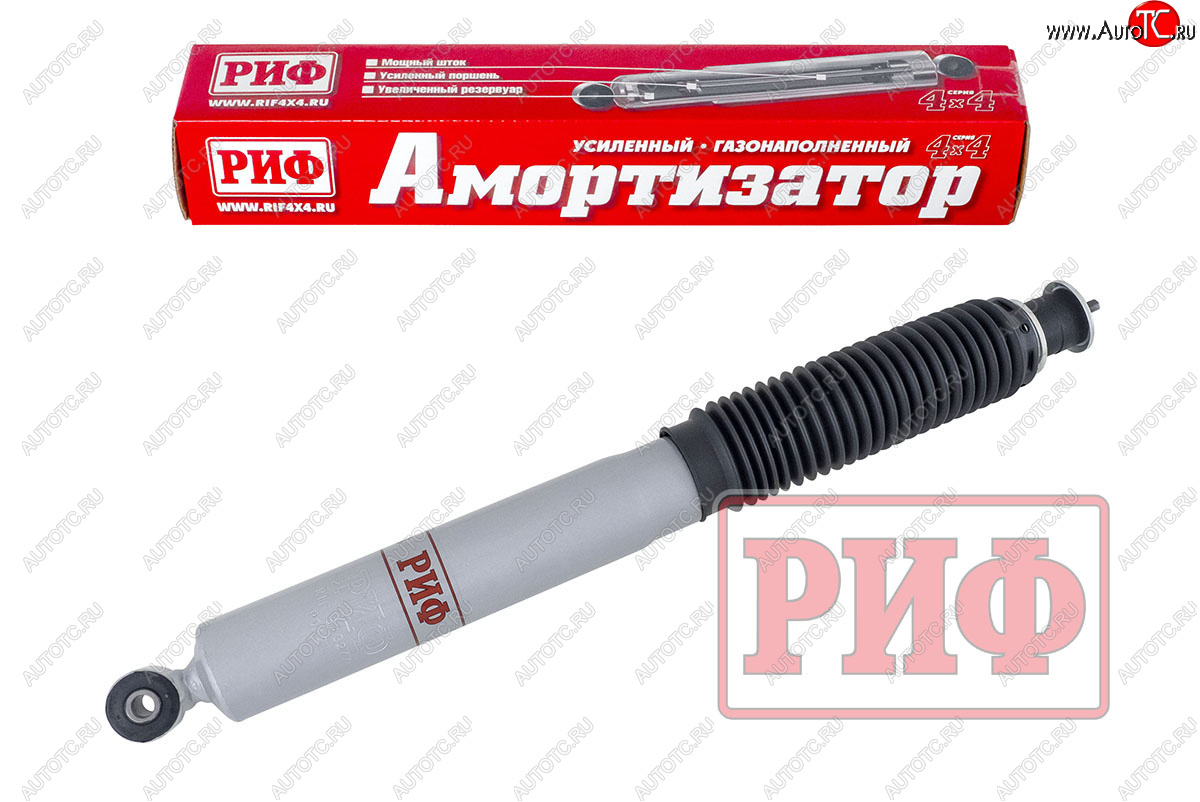 5 919 р. Амортизатор передний (усиленный, лифт +50, LH=RH, газовый) РИФ Уаз Патриот 3163 5 дв. 2-ой рестайлинг (2017-2025)  с доставкой в г. Кемерово