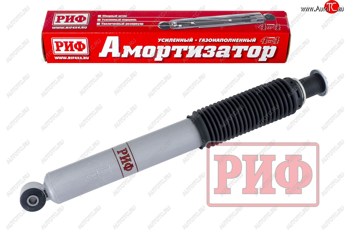 5 609 р. Амортизатор передний (усиленный, штатный, LH=RH, газовый) РИФ Уаз Патриот 3163 5 дв. дорестайлинг (2005-2013)  с доставкой в г. Кемерово