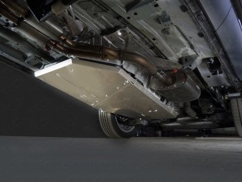 Защита бака (2 штуки, алюминий) TCC Volkswagen Teramont  CA1 (2016-2020) дорестайлинг