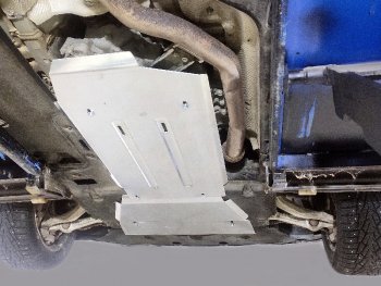 Защита АКПП и раздатки (4WD 2L, алюминий, 4мм) TCC GENESIS GV80  JK1 (2020-2022)