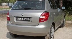 1 209 р. Реснички на фонари RA  Skoda Combi  универсал (2010-2013) (Неокрашенные)  с доставкой в г. Кемерово. Увеличить фотографию 2