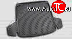1 699 р. Коврик багажника(полиуретан) Element  Skoda Fabia Mk2 универсал дорестайлинг (2007-2010) (Чёрный)  с доставкой в г. Кемерово
