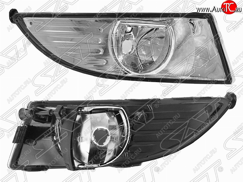 1 439 р. Правая противотуманная фара SAT (под одну лампу) Skoda Fabia Mk2 универсал рестайлинг (2010-2014)  с доставкой в г. Кемерово