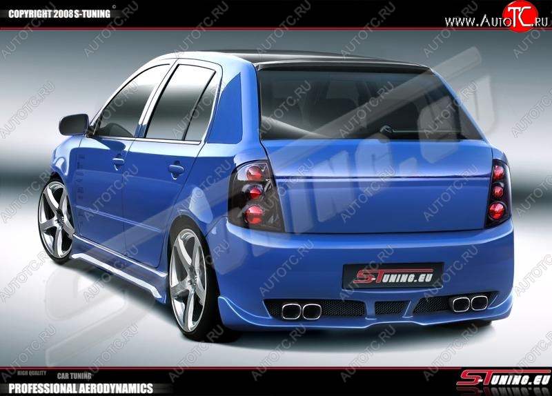 28 999 р. Задний бампер ST Skoda Fabia Mk1 хэтчбек рестайлинг (2004-2008)  с доставкой в г. Кемерово