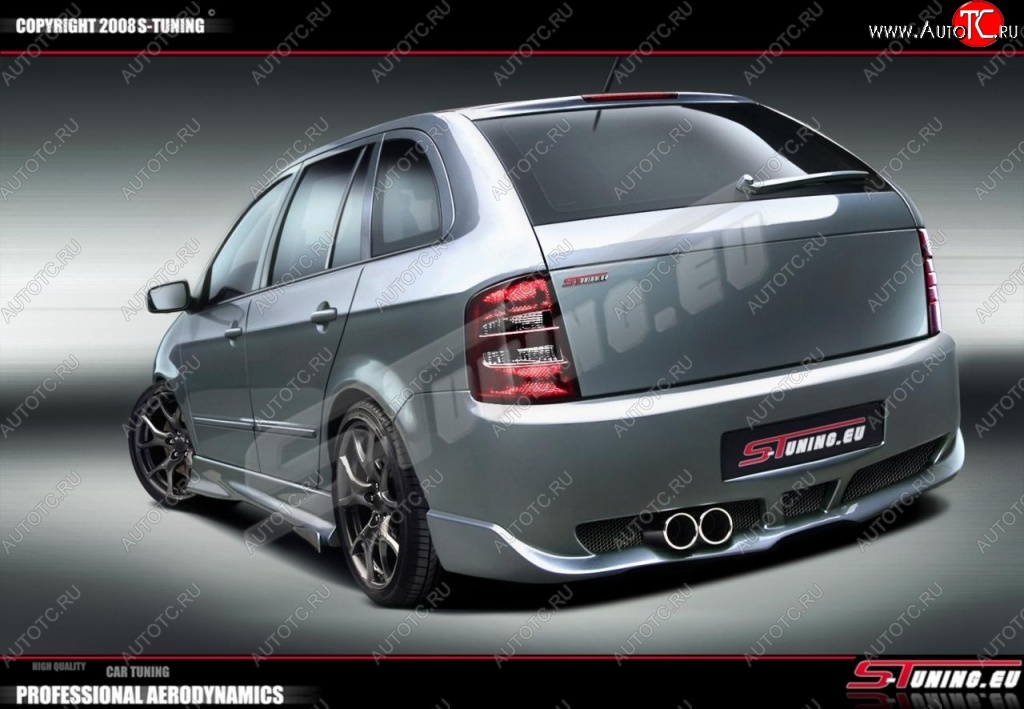 28 999 р. Задний бампер ST3 Skoda Fabia Mk1 хэтчбек рестайлинг (2004-2008)  с доставкой в г. Кемерово