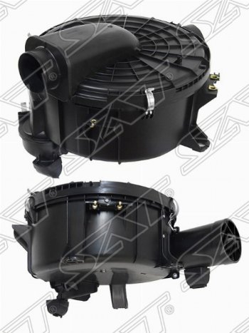 Корпус воздушного фильтра SAT Skoda Fabia ( Mk2,  Mk3) (2007-2018), Skoda Octavia  A5 (2004-2008), Skoda Rapid ( NH3,  NH1) (2012-2020), Volkswagen Jetta  A6 (2011-2018), Volkswagen Polo ( 5,  Mk6) (2009-2022)