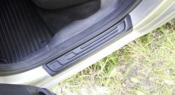 1 689 р. Накладки на порожки автомобиля RA (комплект 4 шт.) Skoda Fabia Mk2 универсал дорестайлинг (2007-2010)  с доставкой в г. Кемерово. Увеличить фотографию 6