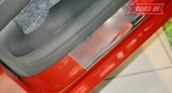 2 294 р. Накладки на внутренние пороги Souz-96 Skoda Fabia Mk2 универсал дорестайлинг (2007-2010)  с доставкой в г. Кемерово. Увеличить фотографию 2