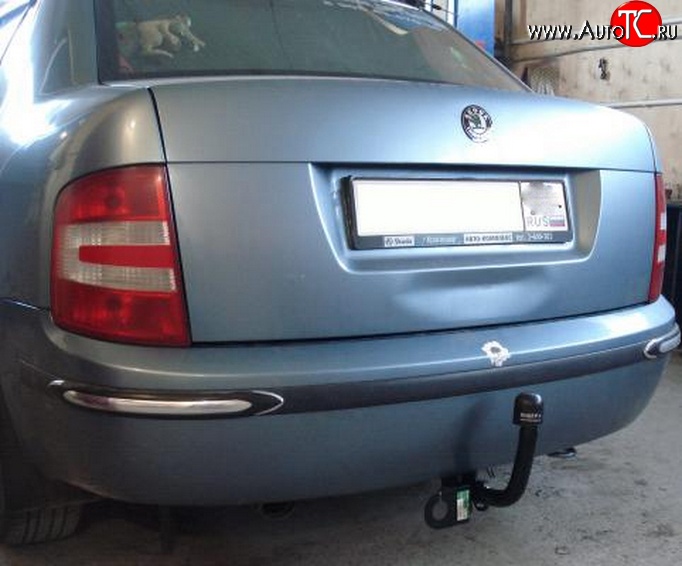 6 749 р. Фаркоп (седан, универсал) NovLine Skoda Fabia Mk2 хэтчбэк дорестайлинг (2007-2010)  с доставкой в г. Кемерово