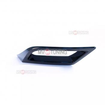 5 399 р. Имитация насадок глушителя MV-Tuning  Skoda Kodiaq  NU7 (2017-2021) дорестайлинг (BLACK (чёрный глянец))  с доставкой в г. Кемерово. Увеличить фотографию 2