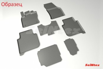 5 699 р. Коврики в салон Seintex (3D текстильные, 7 мест)  Skoda Kodiaq  NU7 (2017-2021) дорестайлинг  с доставкой в г. Кемерово. Увеличить фотографию 3