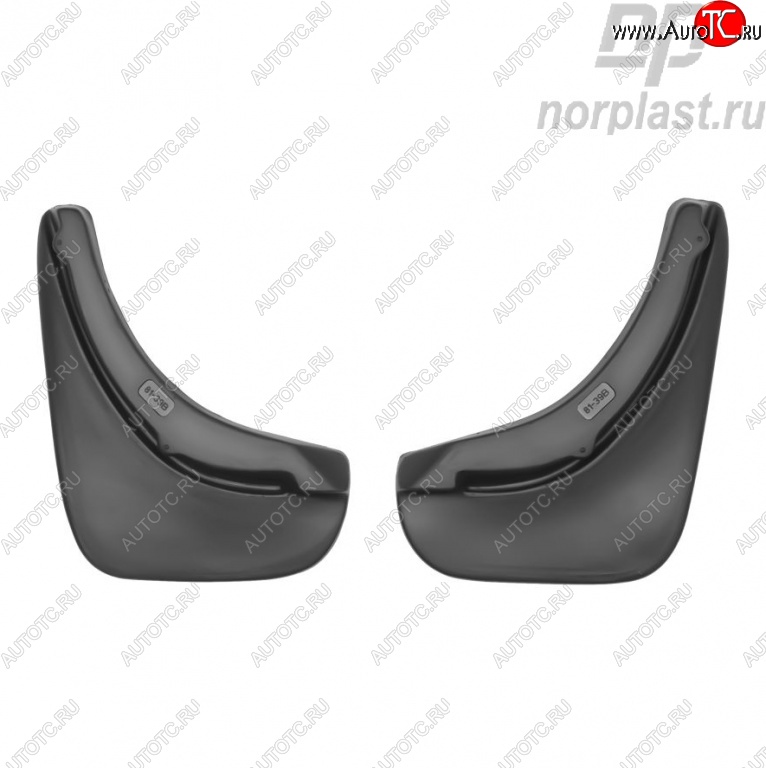 1 179 р. Брызговики задние Norplast  Skoda Octavia  A5 (2008-2013) лифтбэк рестайлинг, рестайлинг универсал  с доставкой в г. Кемерово