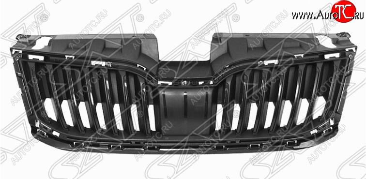 2 999 р. Решётка радиатора SAT  Skoda Octavia  A7 (2016-2020) рестайлинг лифтбэк (матовая)  с доставкой в г. Кемерово