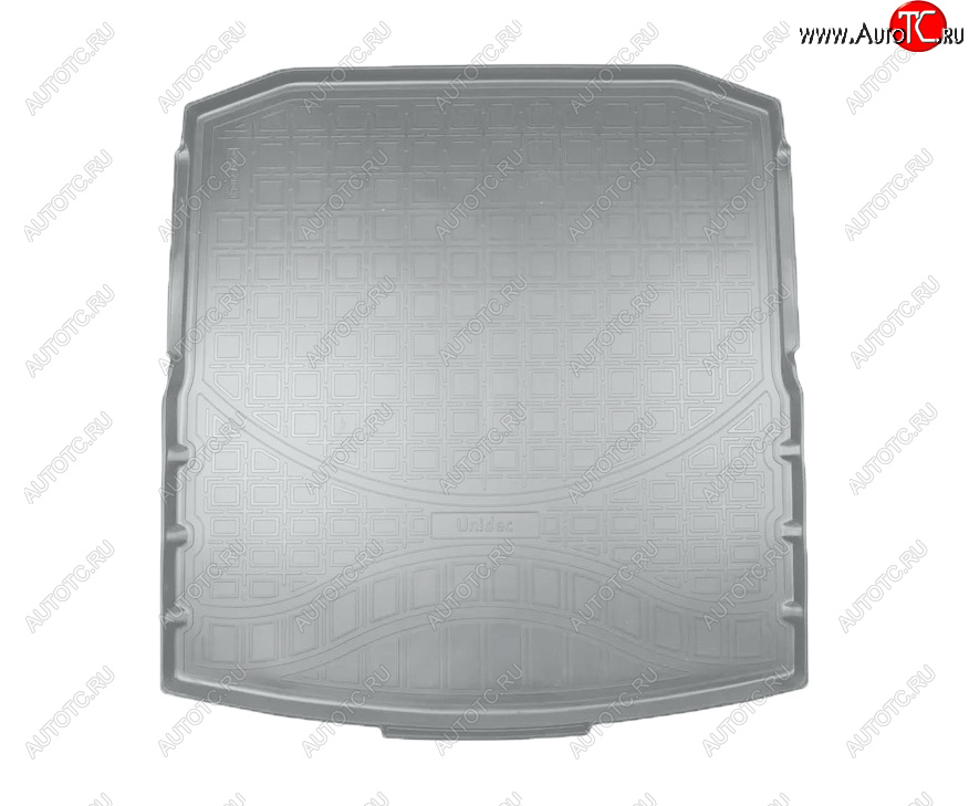 2 399 р. Коврик багажника Norplast Unidec  Skoda Octavia  A8 (2019-2022) универсал (Цвет: серый)  с доставкой в г. Кемерово