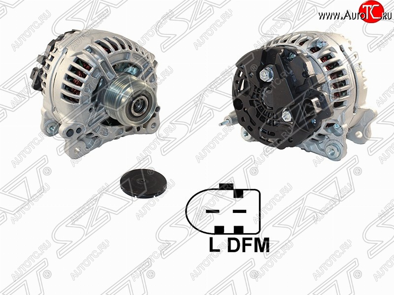 16 249 р. Генератор (дизель) SAT (14V, 150A) Skoda Octavia A5 дорестайлинг универсал (2004-2008)  с доставкой в г. Кемерово