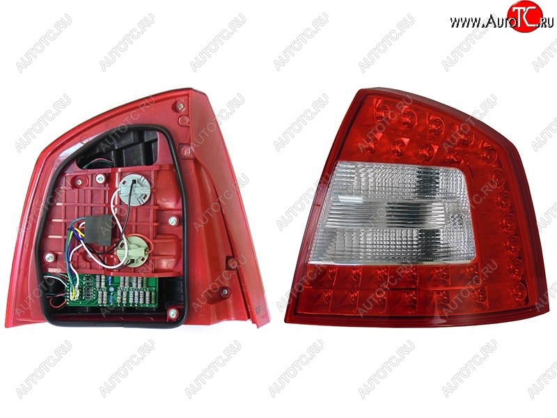 5 899 р. Правый фонарь SAT (диодный)  Skoda Octavia  A5 (2008-2013) лифтбэк рестайлинг  с доставкой в г. Кемерово