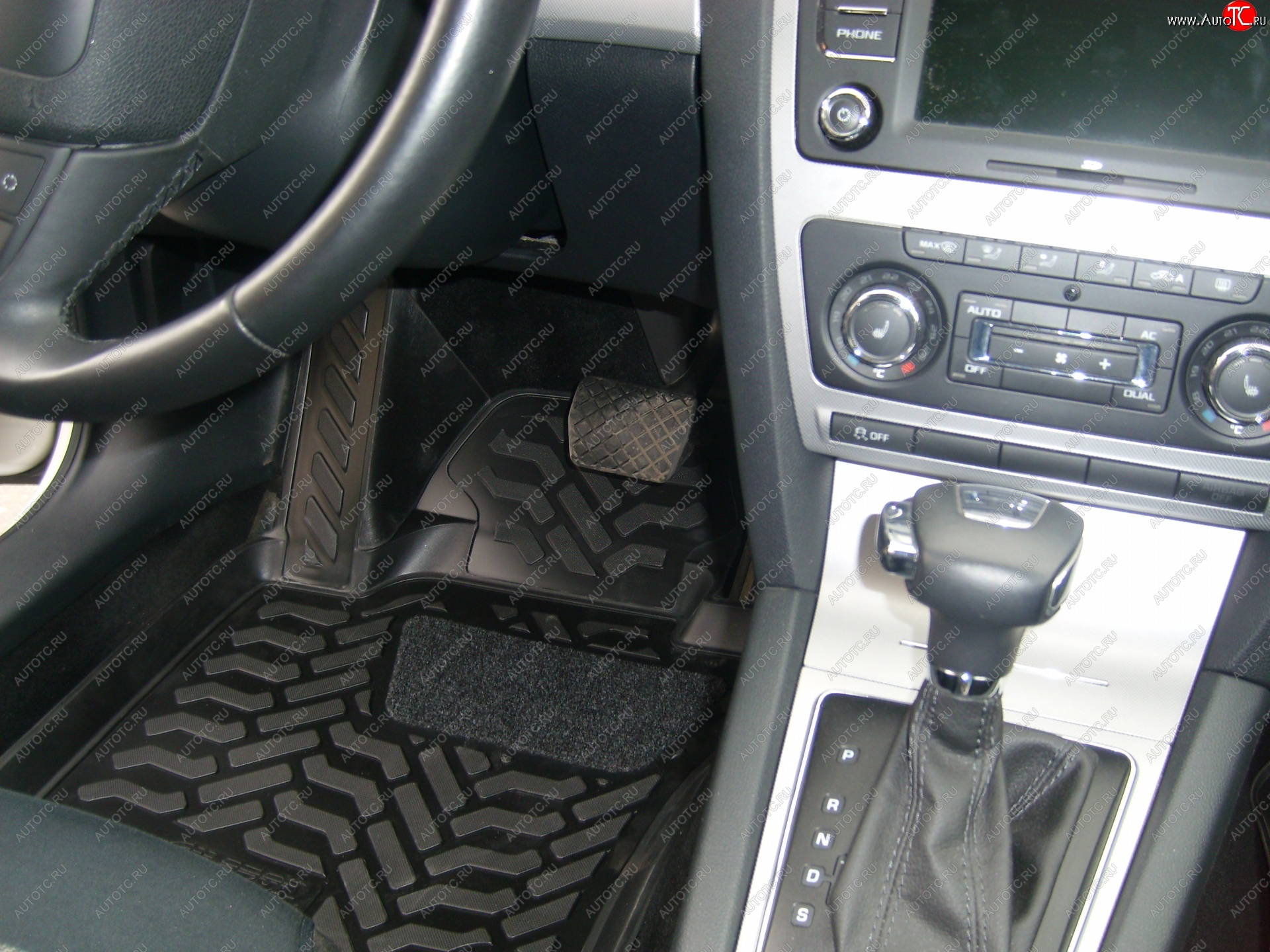 1 599 р.  Коврики салона Aileron (3D с подпятником)  Skoda Octavia  A5 (2004-2008) дорестайлинг лифтбэк, дорестайлинг универсал  с доставкой в г. Кемерово