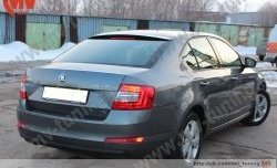 4 649 р. Козырёк на заднее стекло RS Skoda Octavia A7 дорестайлинг лифтбэк (2012-2017) (Неокрашенный)  с доставкой в г. Кемерово. Увеличить фотографию 5