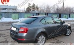 4 649 р. Козырёк на заднее стекло RS Skoda Octavia A7 дорестайлинг лифтбэк (2012-2017) (Неокрашенный)  с доставкой в г. Кемерово. Увеличить фотографию 6
