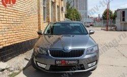 1 149 р. Комплект ресничек на фары Sport Skoda Octavia A7 дорестайлинг универсал (2012-2017) (Неокрашенные)  с доставкой в г. Кемерово. Увеличить фотографию 2