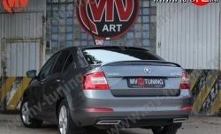 5 849 р. Спойлер RS  Skoda Octavia  A7 (2012-2020) дорестайлинг лифтбэк, рестайлинг лифтбэк (Неокрашенный)  с доставкой в г. Кемерово. Увеличить фотографию 2