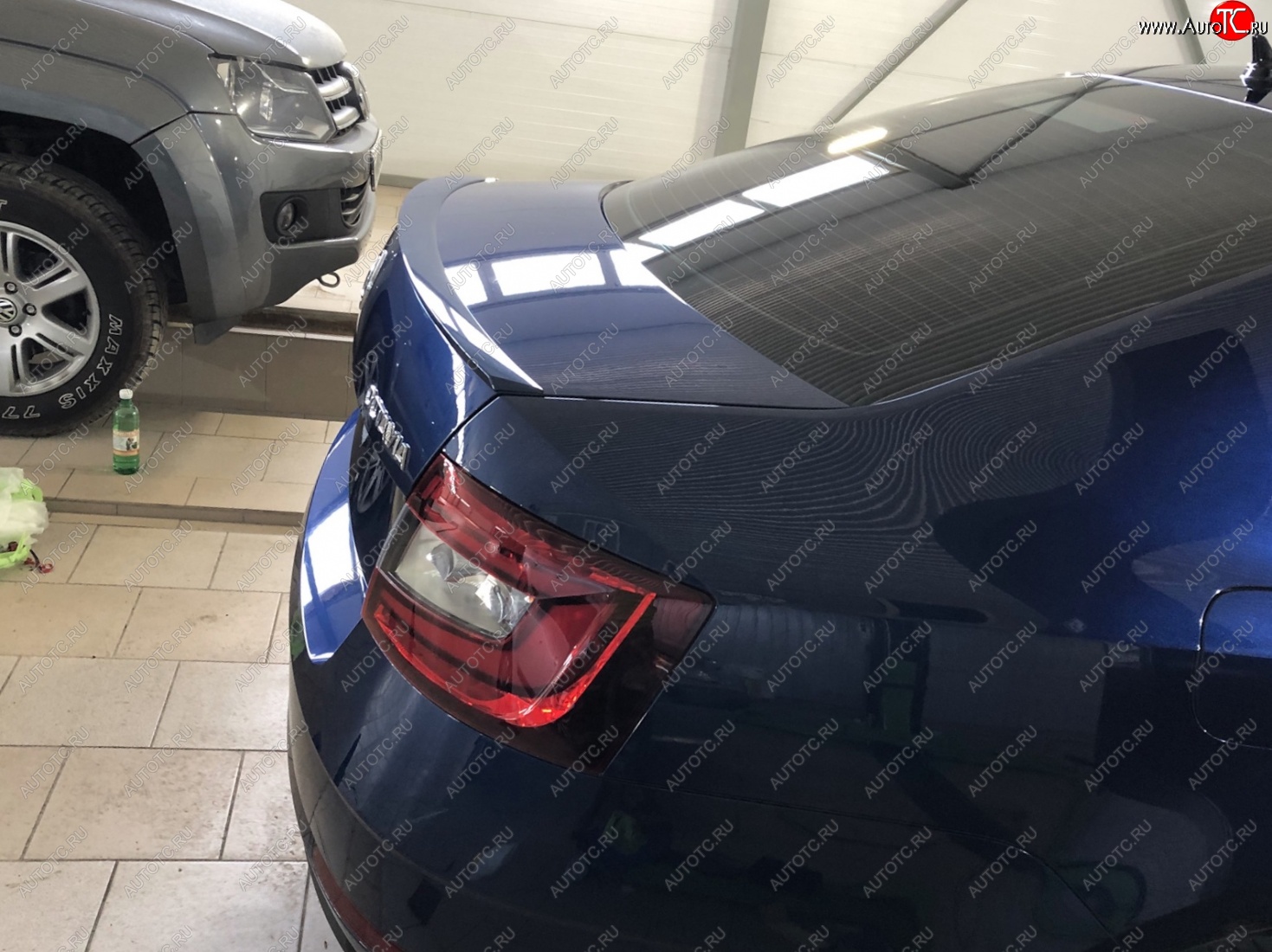 3 399 р. Лип спойлер АВТОКРАТ  Skoda Octavia  A7 (2012-2020) дорестайлинг лифтбэк, рестайлинг лифтбэк (Неокрашенный)  с доставкой в г. Кемерово