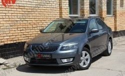 1 999 р. Вставки в нижнюю часть бампера в стиле RS Skoda Octavia A7 дорестайлинг лифтбэк (2012-2017) (Неокрашенные)  с доставкой в г. Кемерово. Увеличить фотографию 4