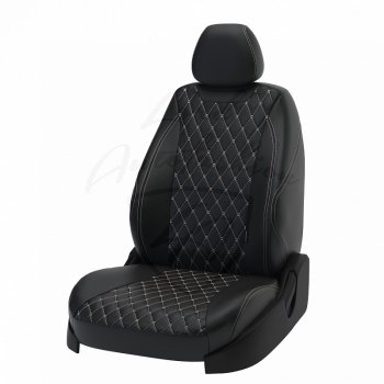 Чехлы для сидений (к-я Elegance, с подлокотником) Lord Autofashion Байрон (экокожа). Lord Autofashion Турин (экокожа) Skoda Octavia A7 дорестайлинг лифтбэк (2012-2017)