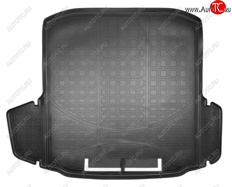 3 489 р. Коврик в багажник Norplast Skoda Octavia A7 дорестайлинг лифтбэк (2012-2017) (Черный с фартуком)  с доставкой в г. Кемерово