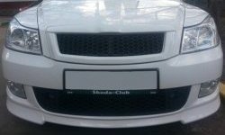 3 949 р. Накладка на передний бампер CT v3 Skoda Octavia A5 рестайлинг универсал (2008-2013) (Неокрашенная)  с доставкой в г. Кемерово. Увеличить фотографию 2
