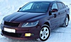 3 949 р. Накладка на передний бампер CT v3 Skoda Octavia A5 рестайлинг универсал (2008-2013) (Неокрашенная)  с доставкой в г. Кемерово. Увеличить фотографию 6