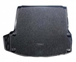 Коврик в багажник Aileron (полиуретан, покрытие Soft) Skoda Octavia  A5 (2004-2013) дорестайлинг лифтбэк, лифтбэк рестайлинг
