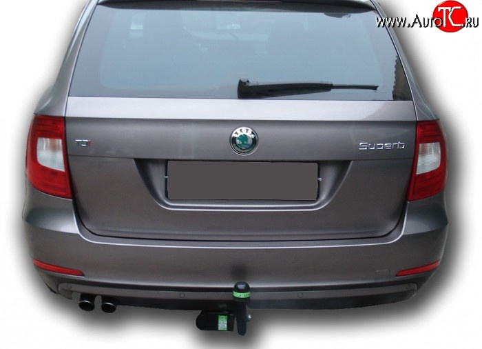 62 999 р. Фаркоп (универсал, хетчбек) Лидер Плюс Skoda Superb B6 (3T) лифтбэк дорестайлинг (2008-2013) (Без электропакета)  с доставкой в г. Кемерово