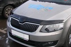 3 199 р. Дефлектор капота NovLine Skoda Octavia A7 дорестайлинг универсал (2012-2017)  с доставкой в г. Кемерово. Увеличить фотографию 1