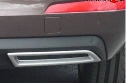 1 799 р. Имитация насадок глушителя на задний бампер Sport Skoda Octavia A7 дорестайлинг универсал (2012-2017) (Неокрашенная)  с доставкой в г. Кемерово. Увеличить фотографию 5