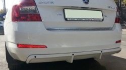 5 999 р. Накладка на задний бампер CT Skoda Octavia A7 дорестайлинг лифтбэк (2012-2017) (Неокрашенная)  с доставкой в г. Кемерово. Увеличить фотографию 3